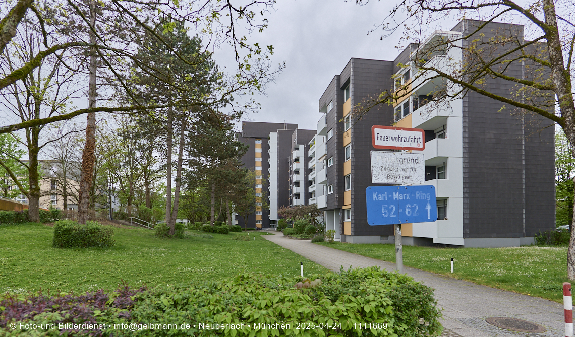 Karl-Marx-Ring 52-62 und Umgebung in Neuperlach