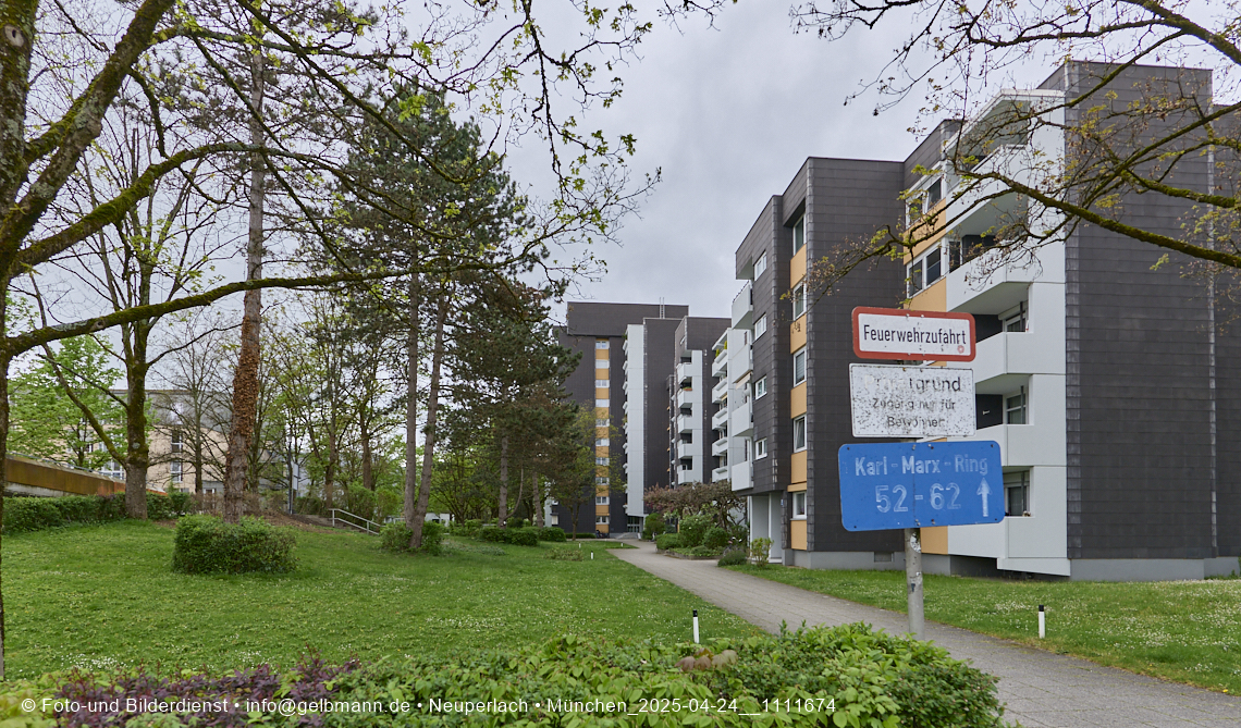Karl-Marx-Ring 52-62 und Umgebung in Neuperlach