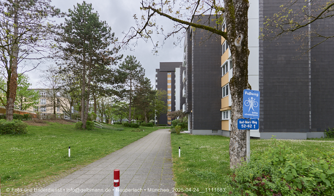 Karl-Marx-Ring 52-62 und Umgebung in Neuperlach
