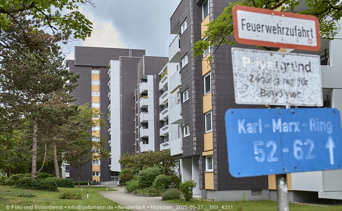 Karl-Marx-Ring 52-62 und Umgebung in Neuperlach