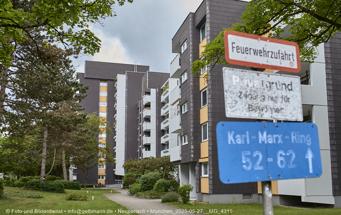 Karl-Marx-Ring 52-62 und Umgebung in Neuperlach